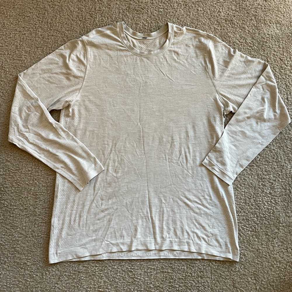 Lululemon Metal tech breathe long sleeve shirt XL